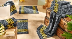 bonprix bonprix Toalla de mano de algodón con estampado de leopardo