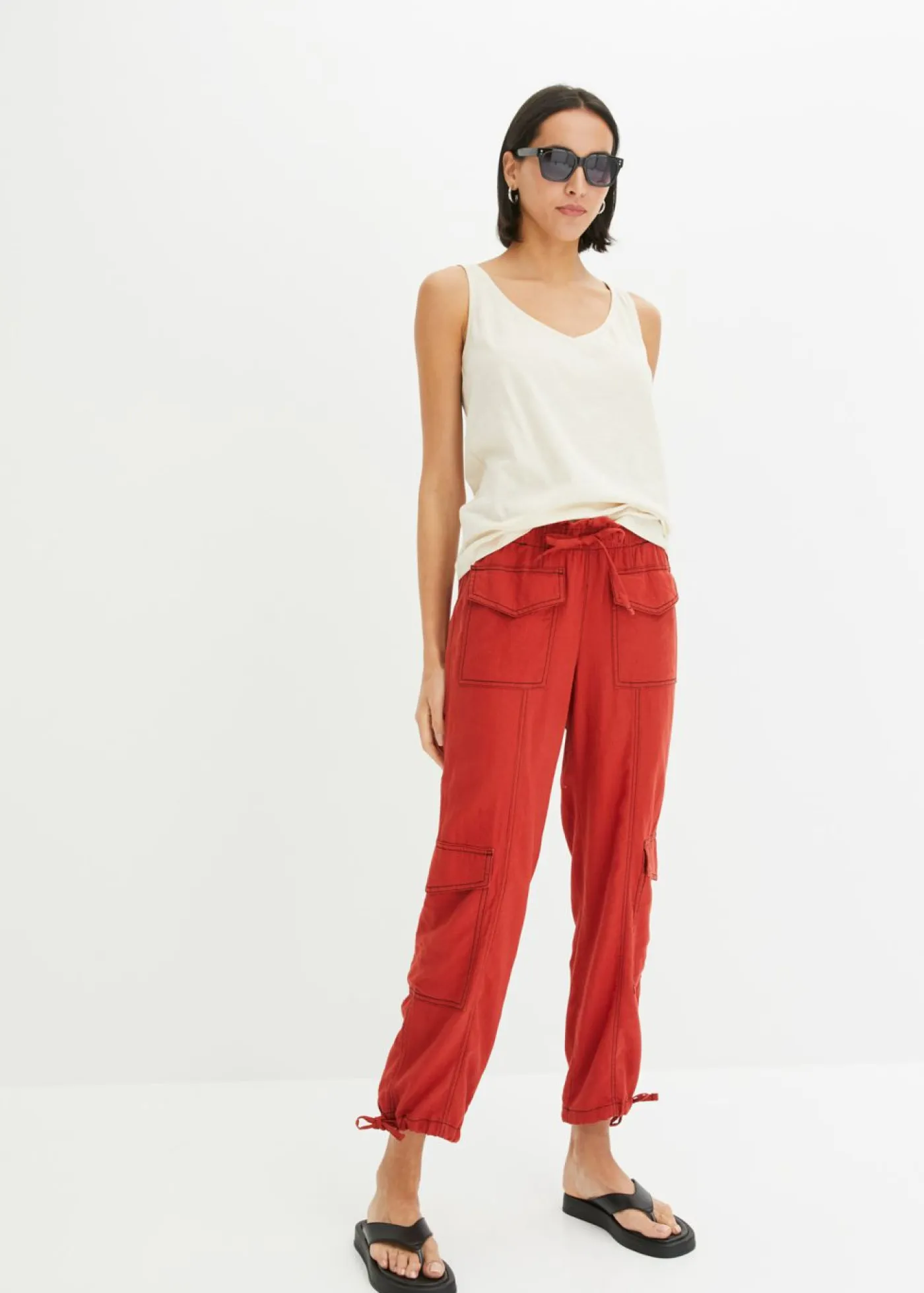 bonprix bonprix Básicos|Camisetas>Top gris guijarro