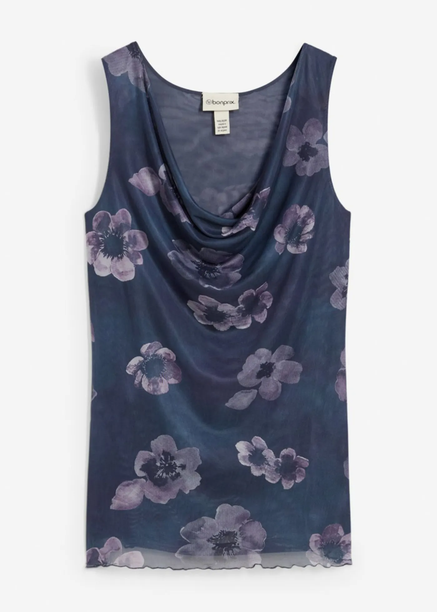 bonprix bonprix Camisetas>Top antracita con flores