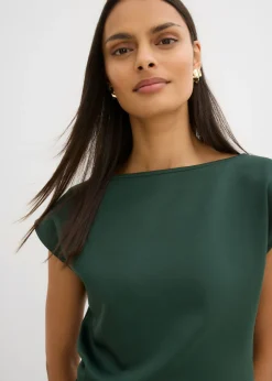 Mujer bonprix bonprix Top asimétrico de cómodo tejido de neopreno