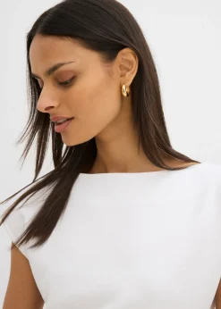 Mujer bonprix bonprix Top asimétrico de cómodo tejido de neopreno