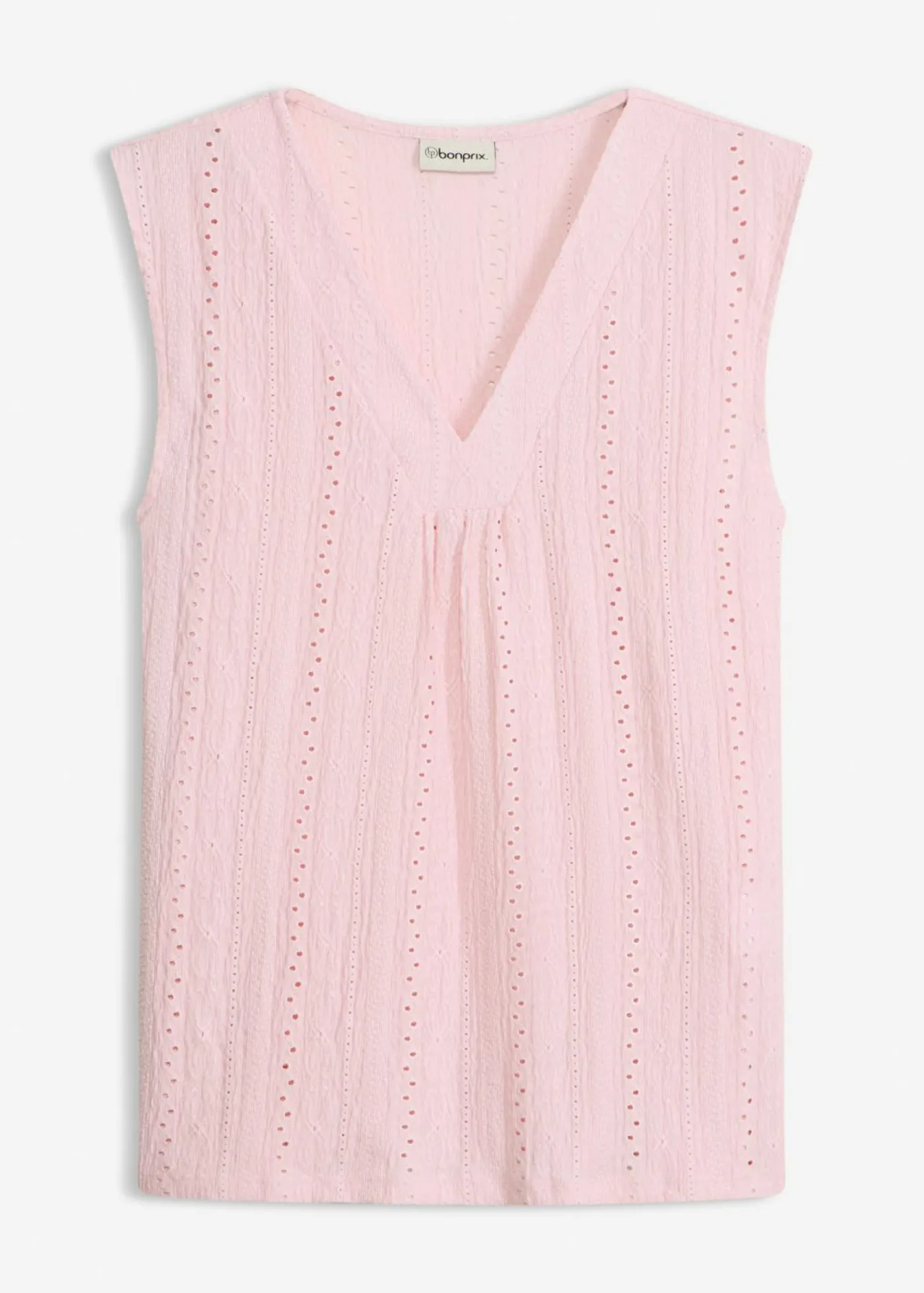 Mujer bonprix bonprix Top con bordado calado