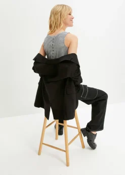 Mujer bonprix bonprix Top con botones en la espalda