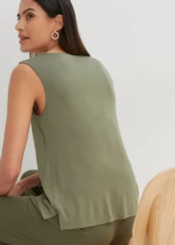 Mujer bonprix bonprix Top con lazo