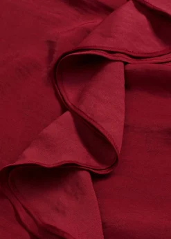 bonprix bonprix Camisas Y Blusas|Camisetas>Top con tirantes finos y satén brillante Rojo