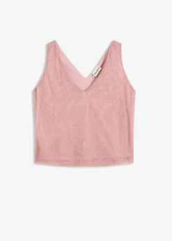 Mujer bonprix bonprix Top corto con escote pronunciado