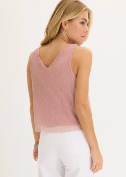 Mujer bonprix bonprix Top corto con escote pronunciado