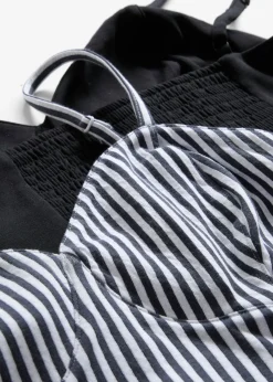 Mujer bonprix bonprix Top corto de algodón orgánico puro (2 unidades)