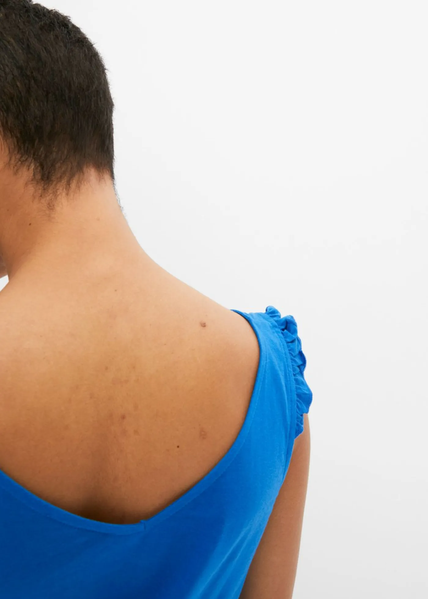 bonprix bonprix Camisetas|Novedades>Top de algodón orgánico puro Azur