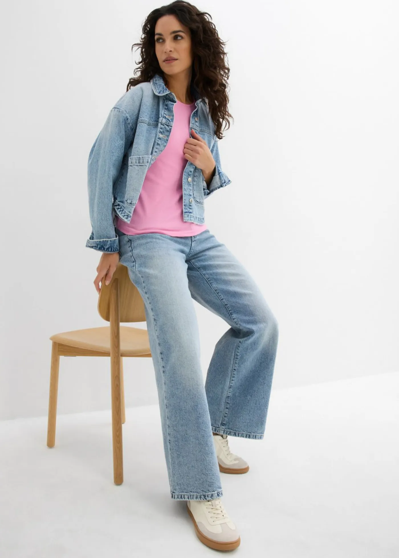 bonprix bonprix Camisetas Interiores|Básicos>Top de algodón orgánico puro Rosa