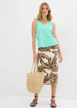 Mujer bonprix bonprix Top de algodón orgánico puro (2 unidades)