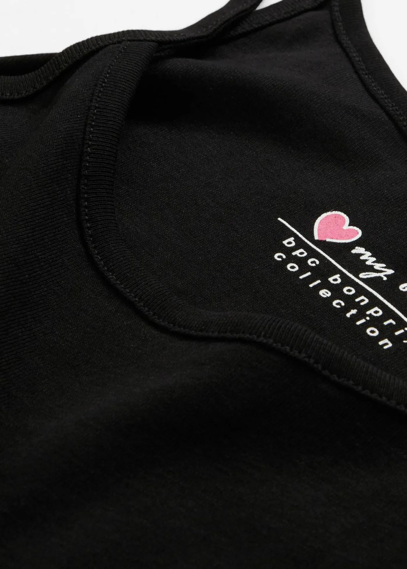 bonprix bonprix Camisetas Interiores|Básicos>Top de algodón puro con tirantes finos (3 unidades) Negro-negro-negro