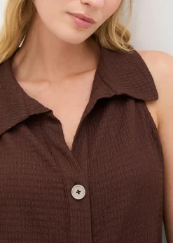 Mujer bonprix bonprix Top de crepé estructurado