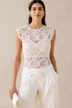 Mujer bonprix bonprix Top de encaje