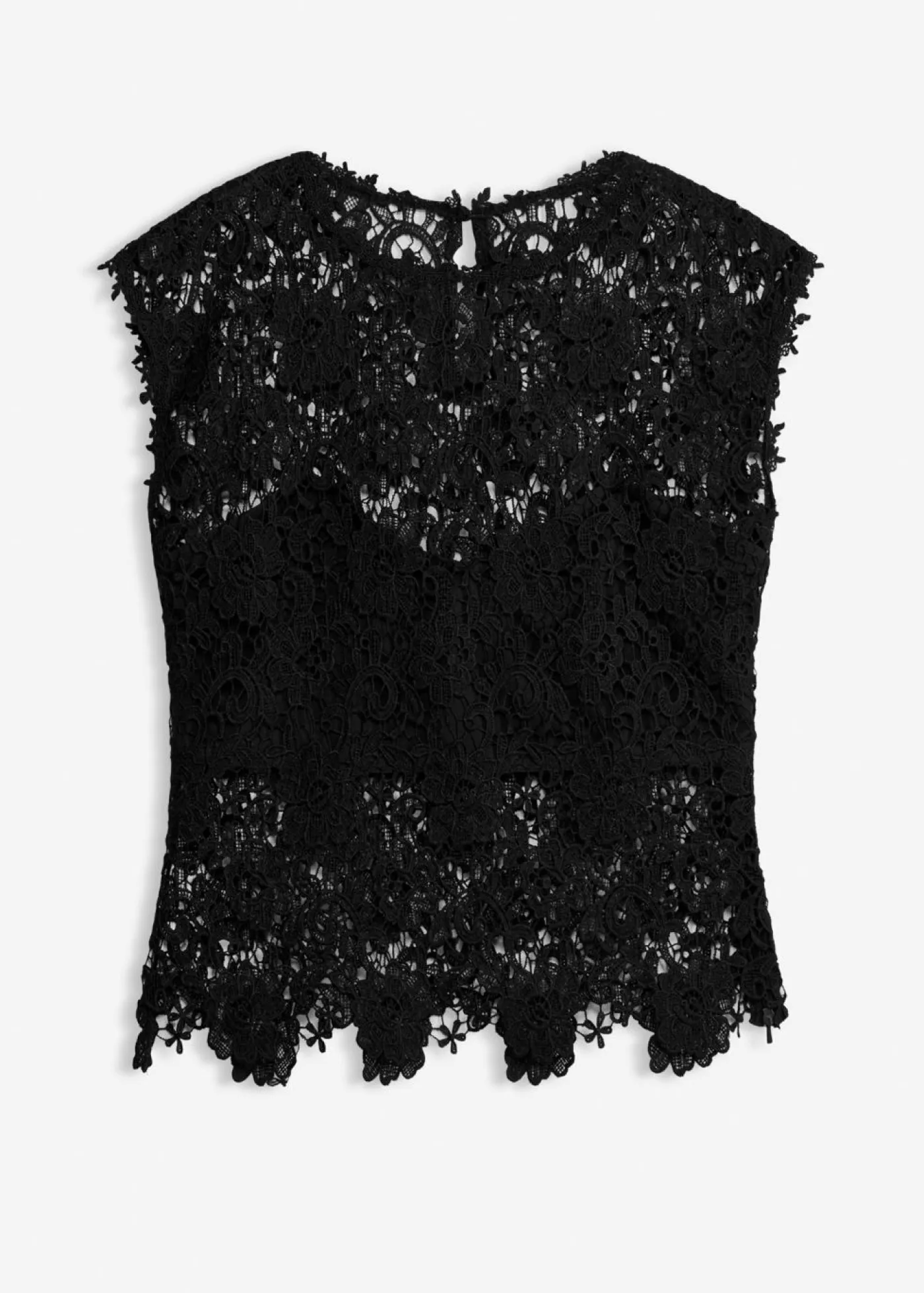 bonprix bonprix Camisetas|Novedades>Top de encaje Negro