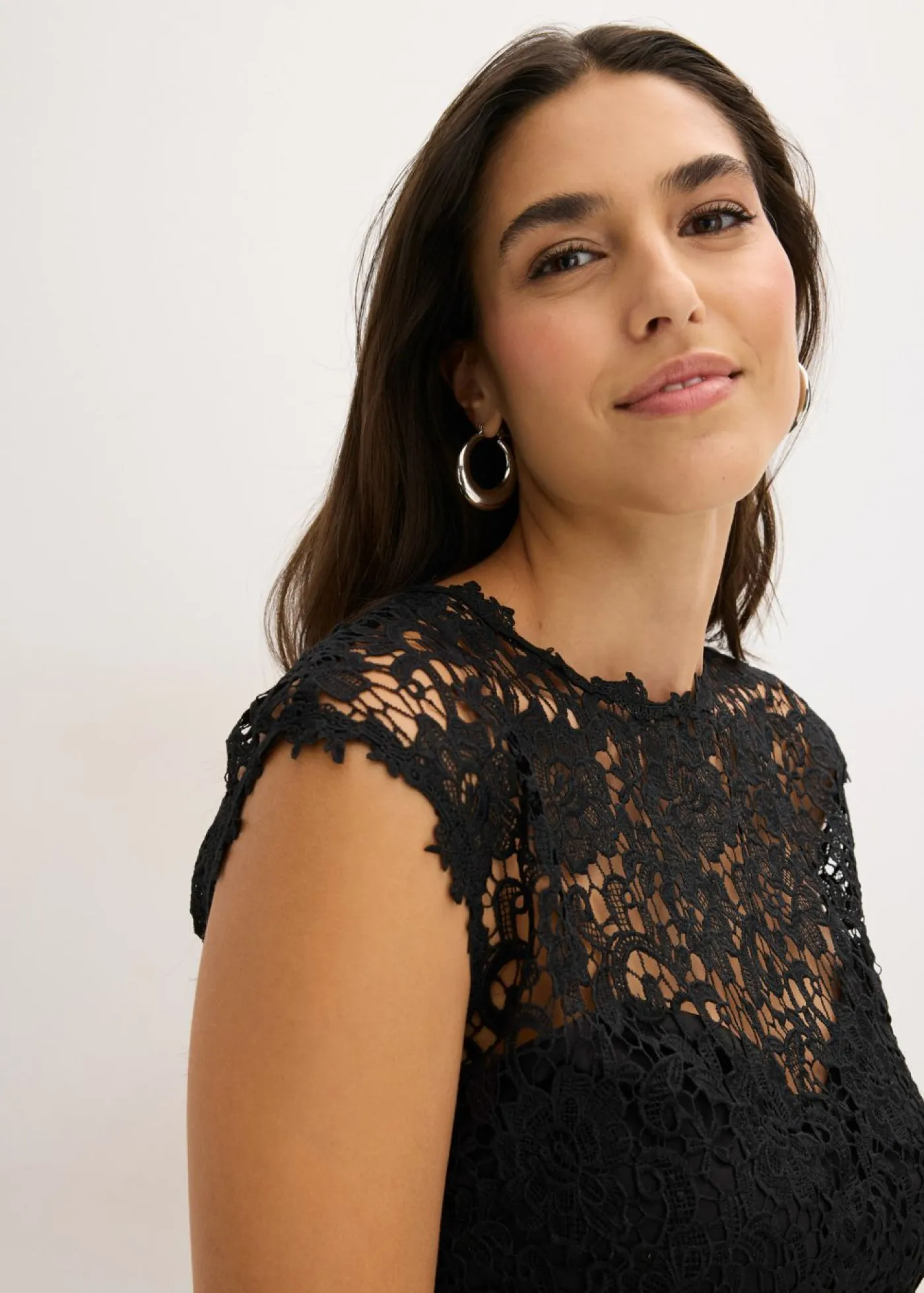 bonprix bonprix Camisetas|Novedades>Top de encaje Negro