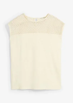 Mujer bonprix bonprix Top de lino puro