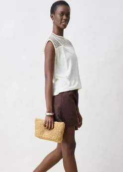 Mujer bonprix bonprix Top de lino puro