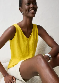 Mujer bonprix bonprix Top de lino puro