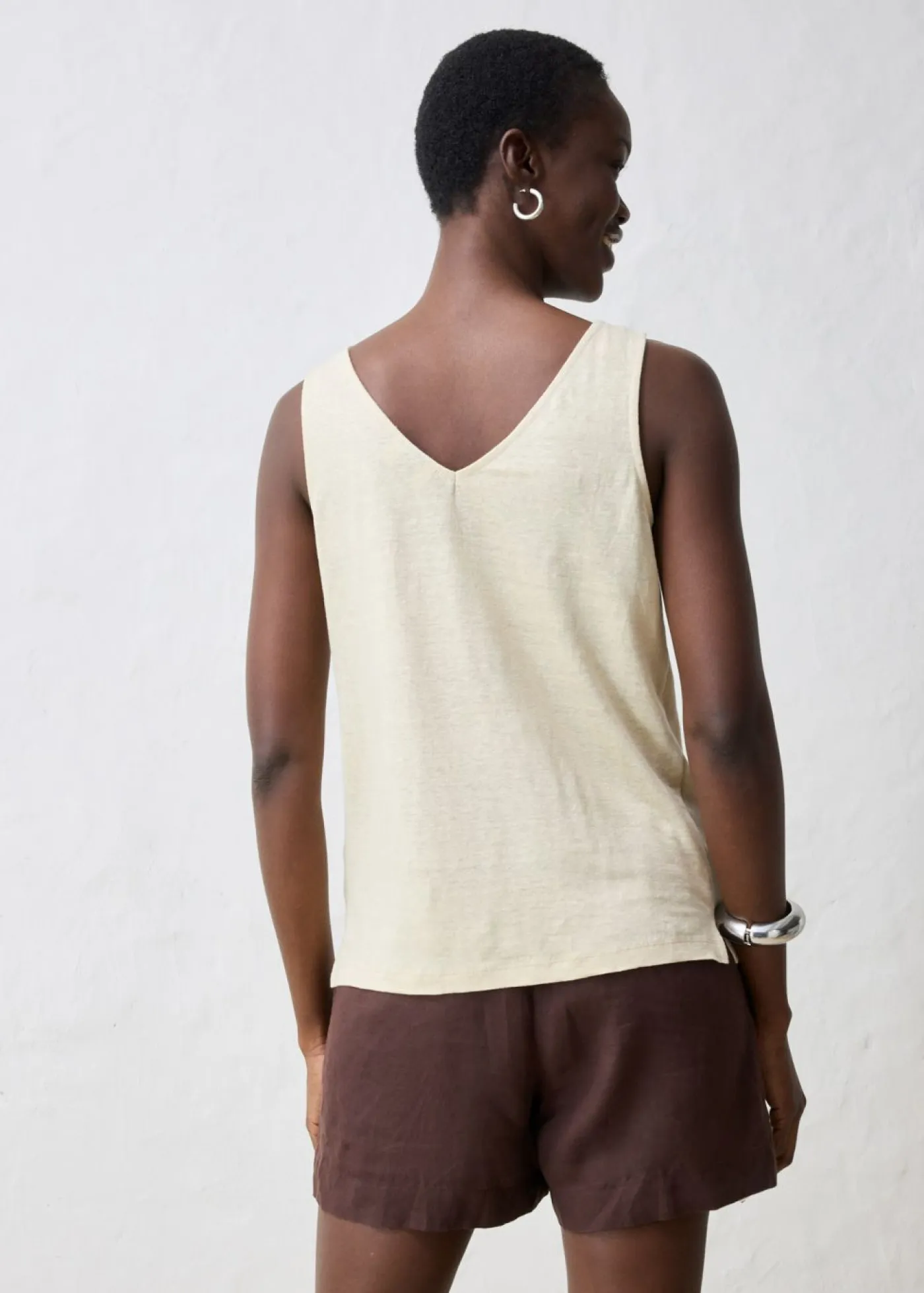 Mujer bonprix bonprix Top de lino puro