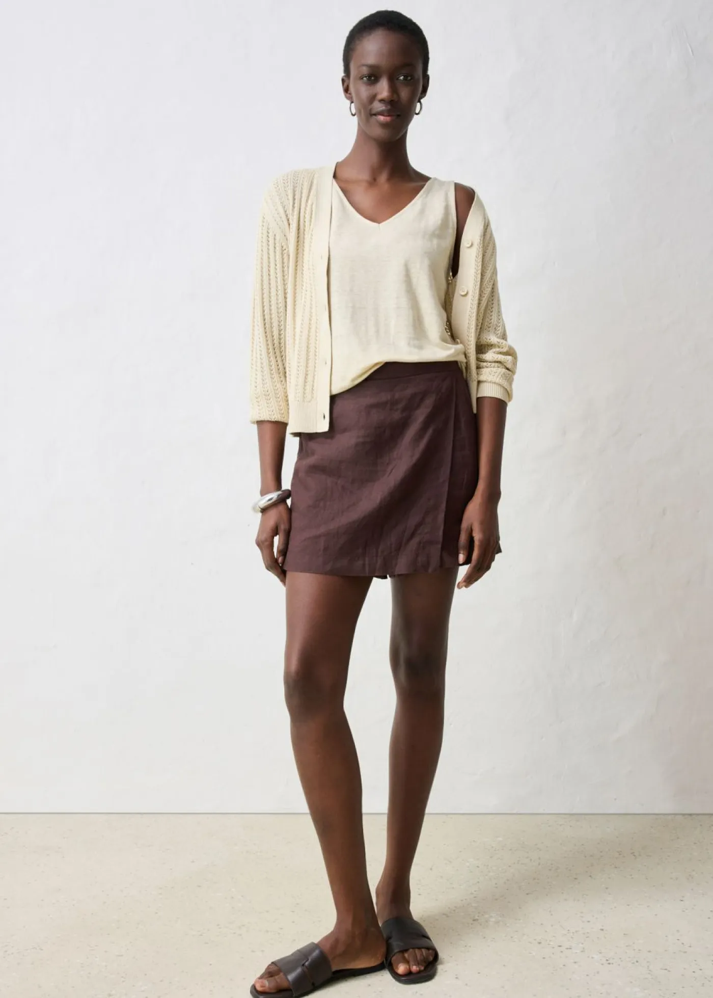 Mujer bonprix bonprix Top de lino puro