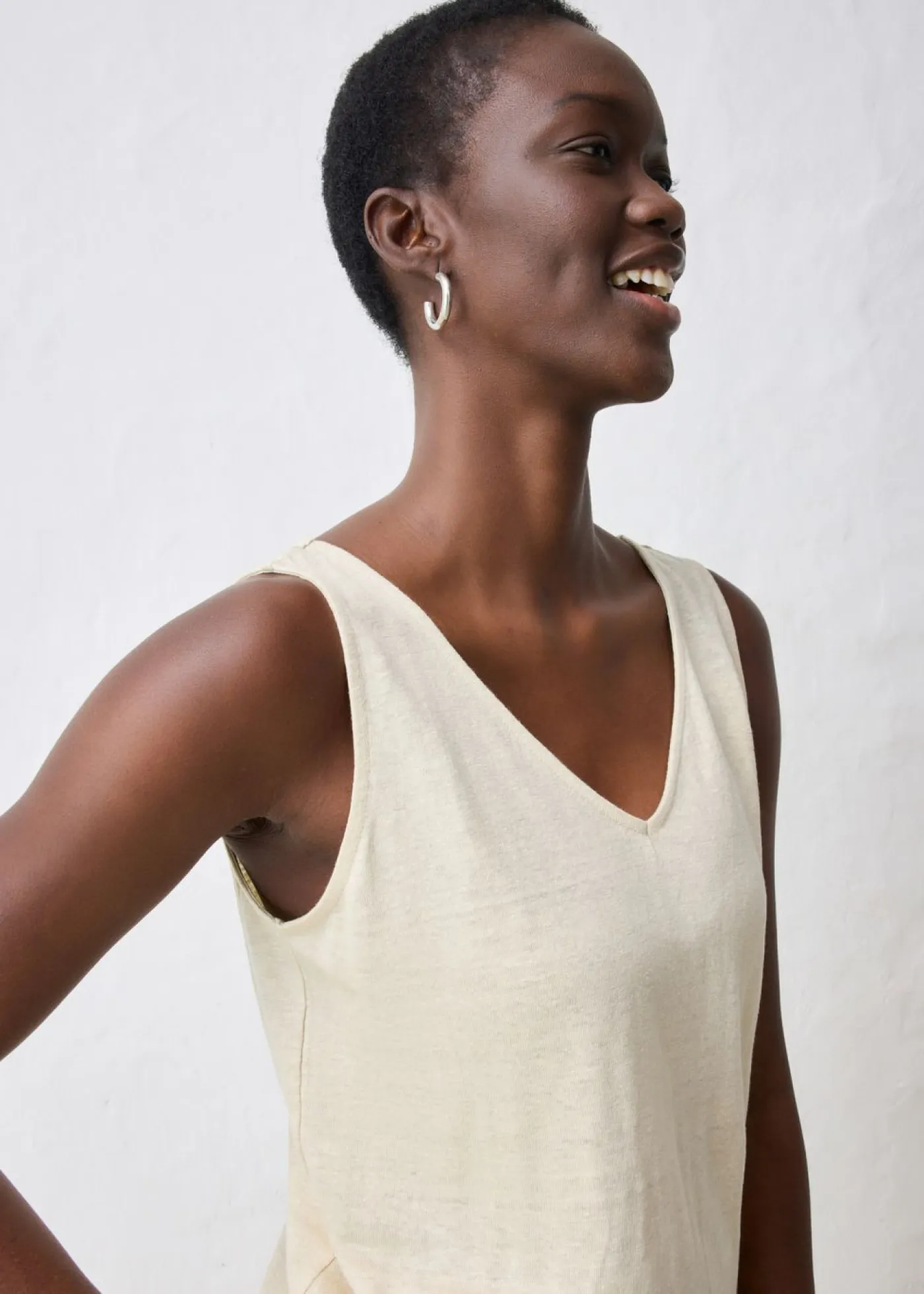 Mujer bonprix bonprix Top de lino puro