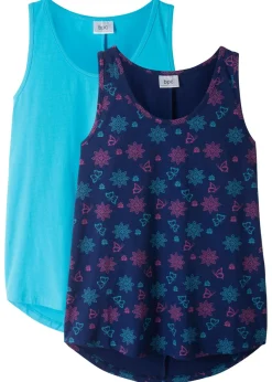 Niños bonprix bonprix Top de mezcla de algodón orgánico elástico (2 unidades)