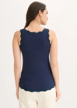 Mujer bonprix bonprix Top de mezcla de viscosa suave (2 unidades)