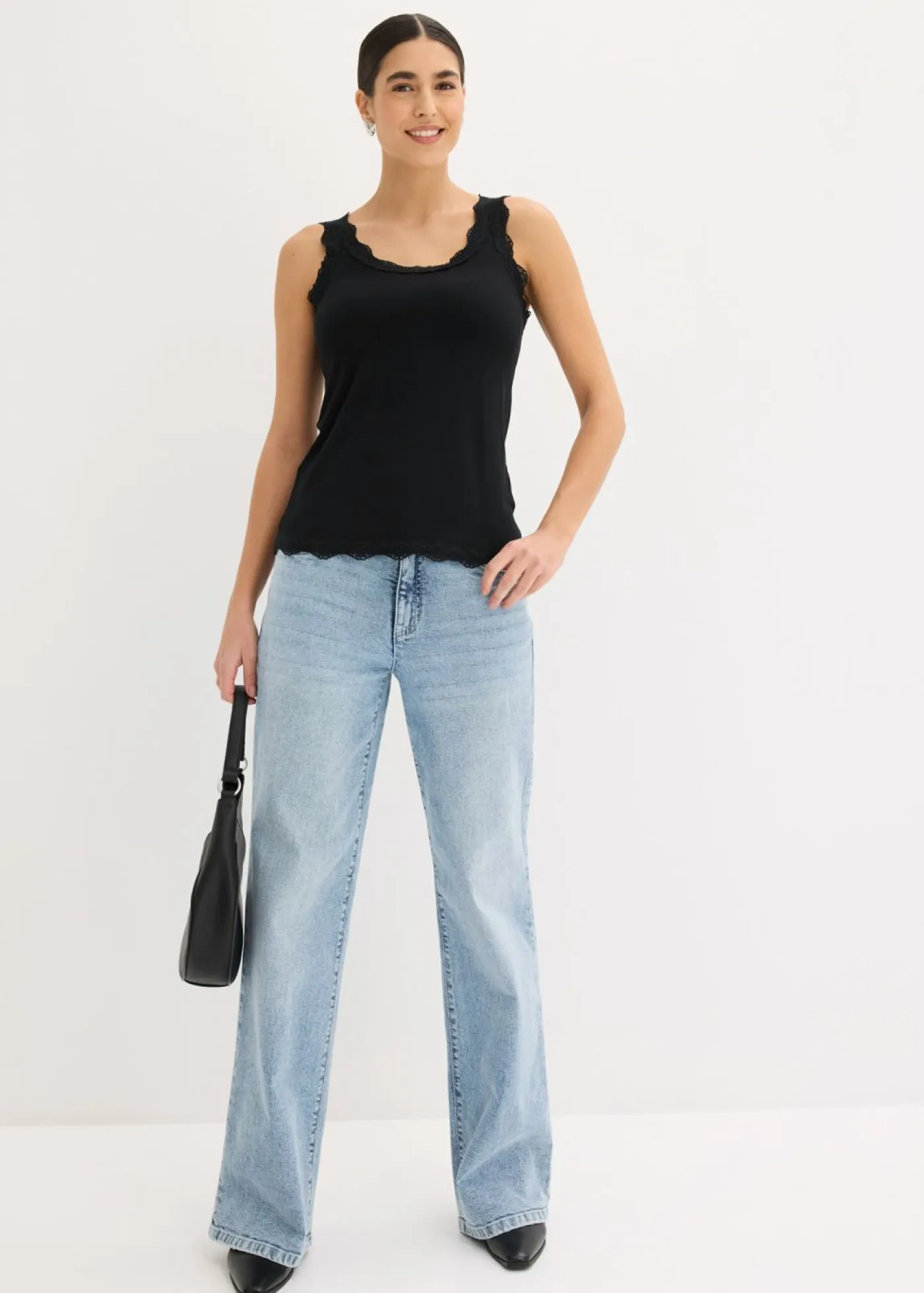 Mujer bonprix bonprix Top de mezcla de viscosa suave (2 unidades)