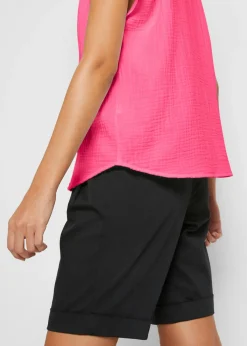 Mujer bonprix bonprix Top de muselina de algodón puro