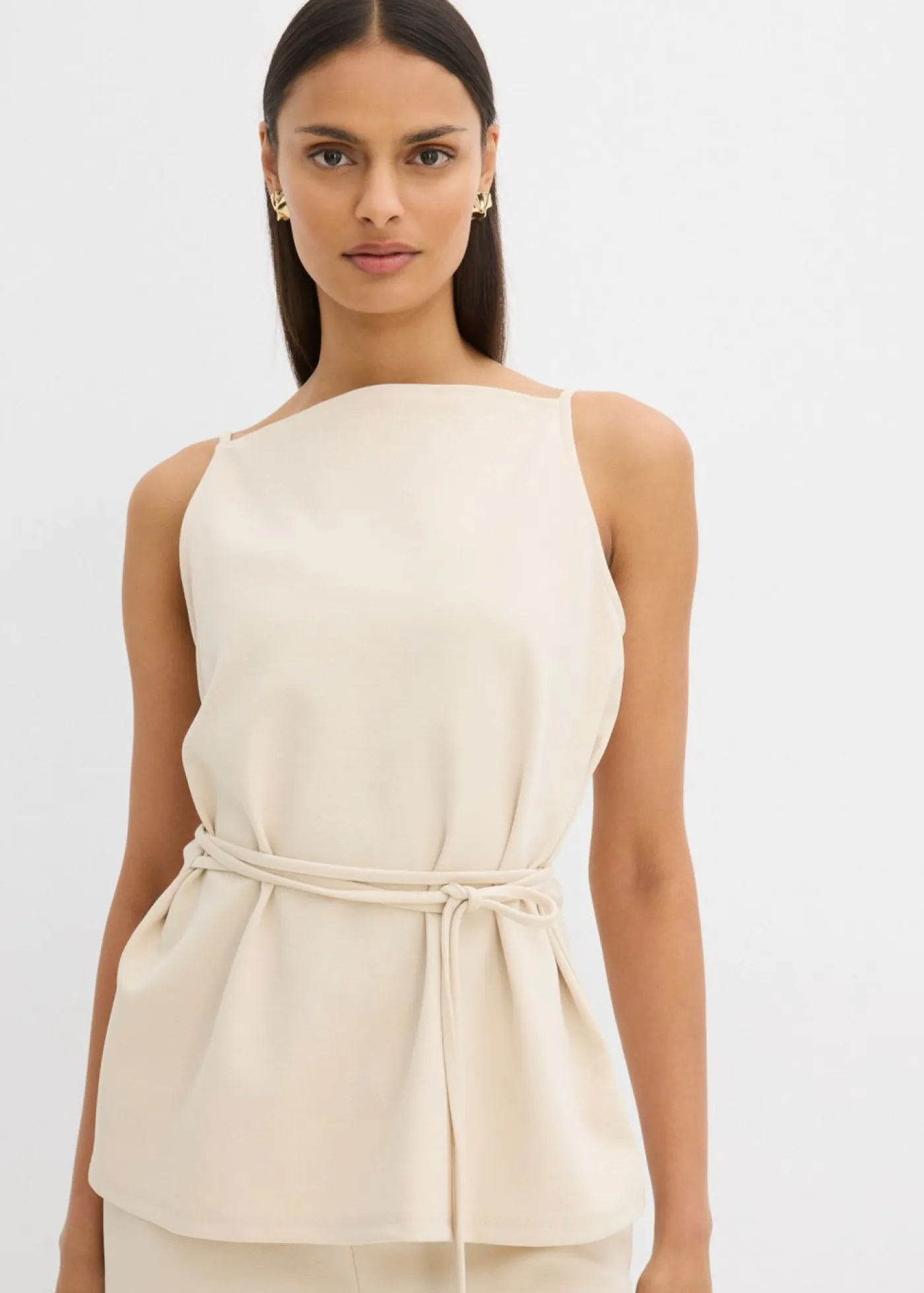 bonprix bonprix Conjuntos De Ropa|Esenciales>Top de piqué gris guijarro