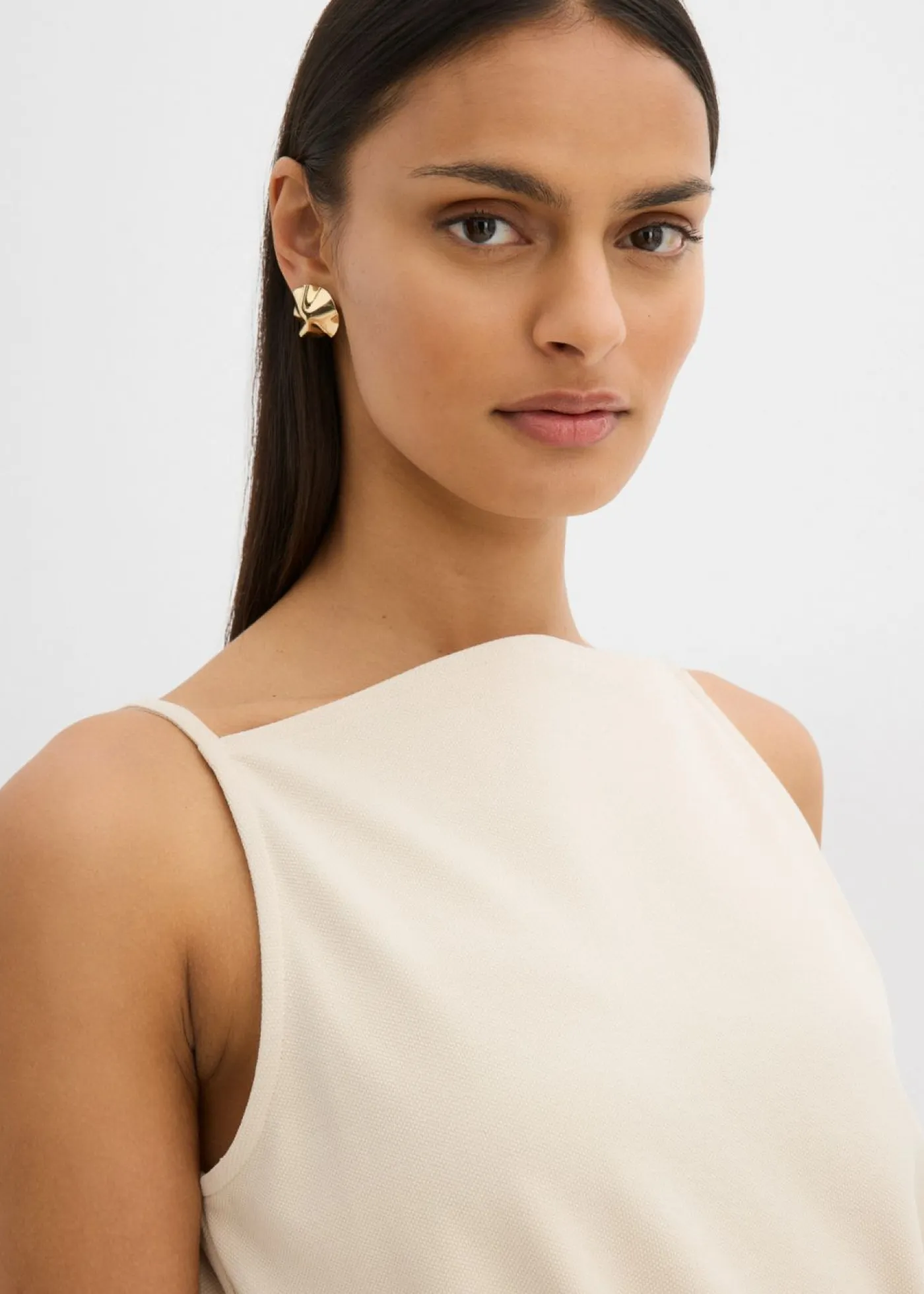 bonprix bonprix Conjuntos De Ropa|Esenciales>Top de piqué gris guijarro