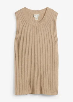 Mujer bonprix bonprix Top de punto de mezcla de viscosa