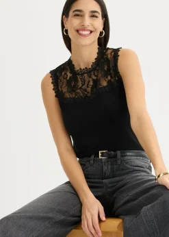 Mujer bonprix bonprix Top de suave mezcla de viscosa