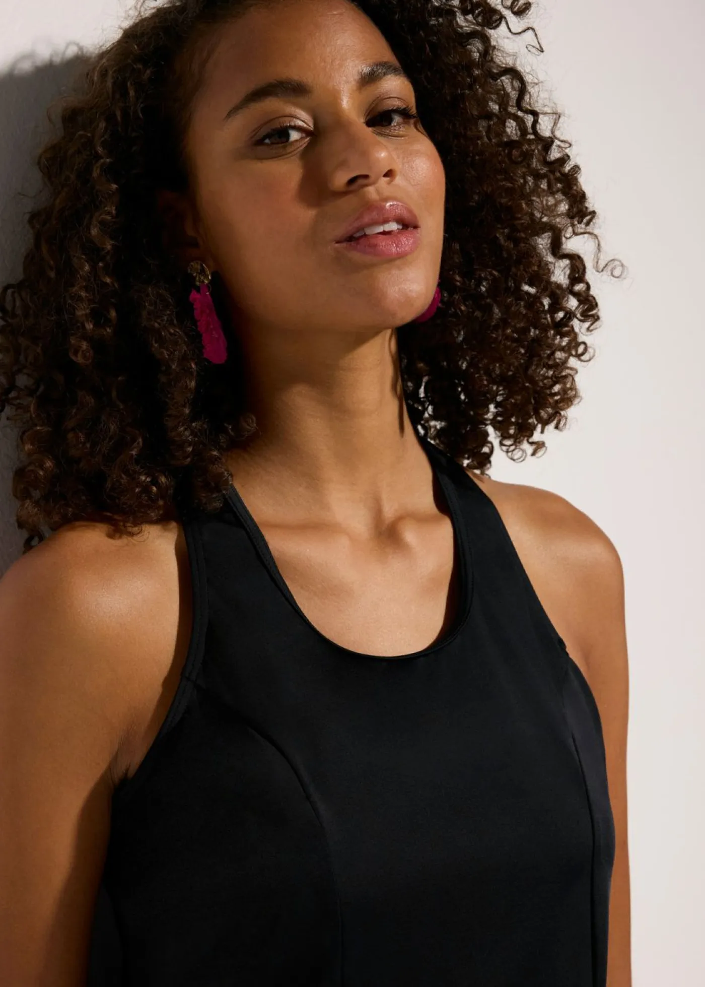 bonprix bonprix Conjuntos De Traje De Baño|Ropa De Baño Deportiva>Top de tankini de secado rápido Negro