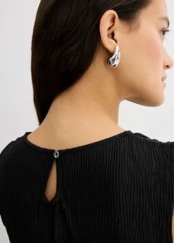 Mujer bonprix bonprix Top de tejido arrugado estructurado