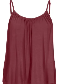 Mujer bonprix bonprix Top de viscosa fluida con tirantes finos