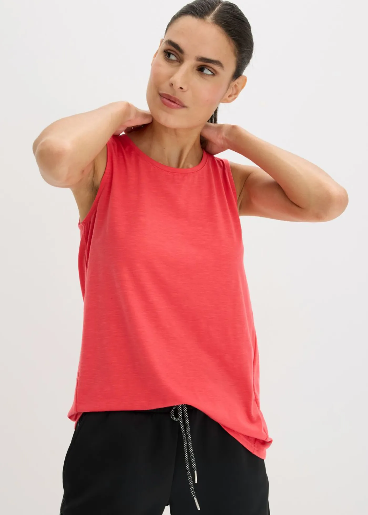 bonprix bonprix Ropa Deportiva|Camisetas>Top funcional (2 unidades) de secado rápido negro-rosa paraíso
