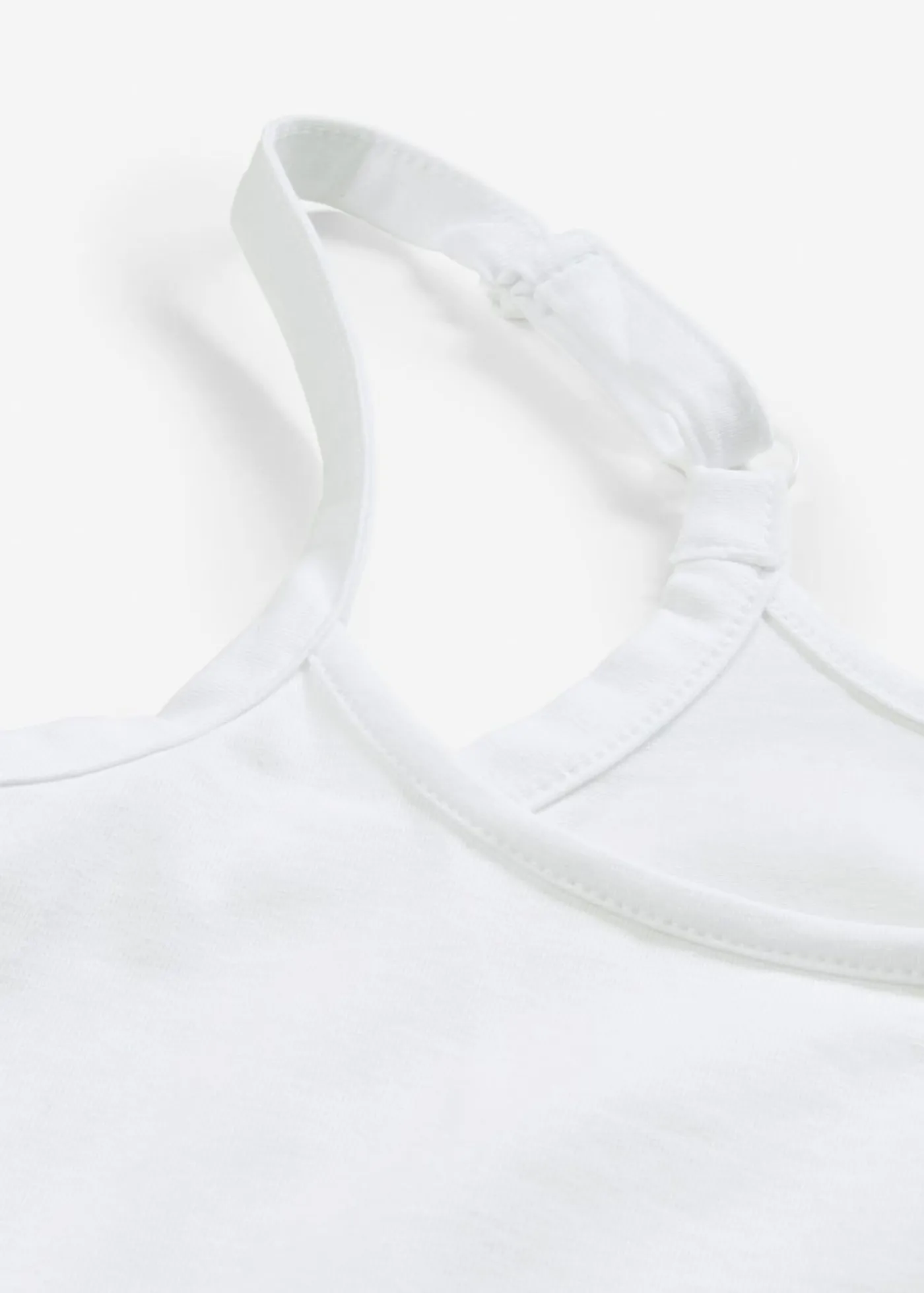 Mujer bonprix bonprix Top largo con tirantes finos de algodón (2 unidades)