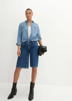 Mujer bonprix bonprix Top largo con tirantes finos de algodón (2 unidades)