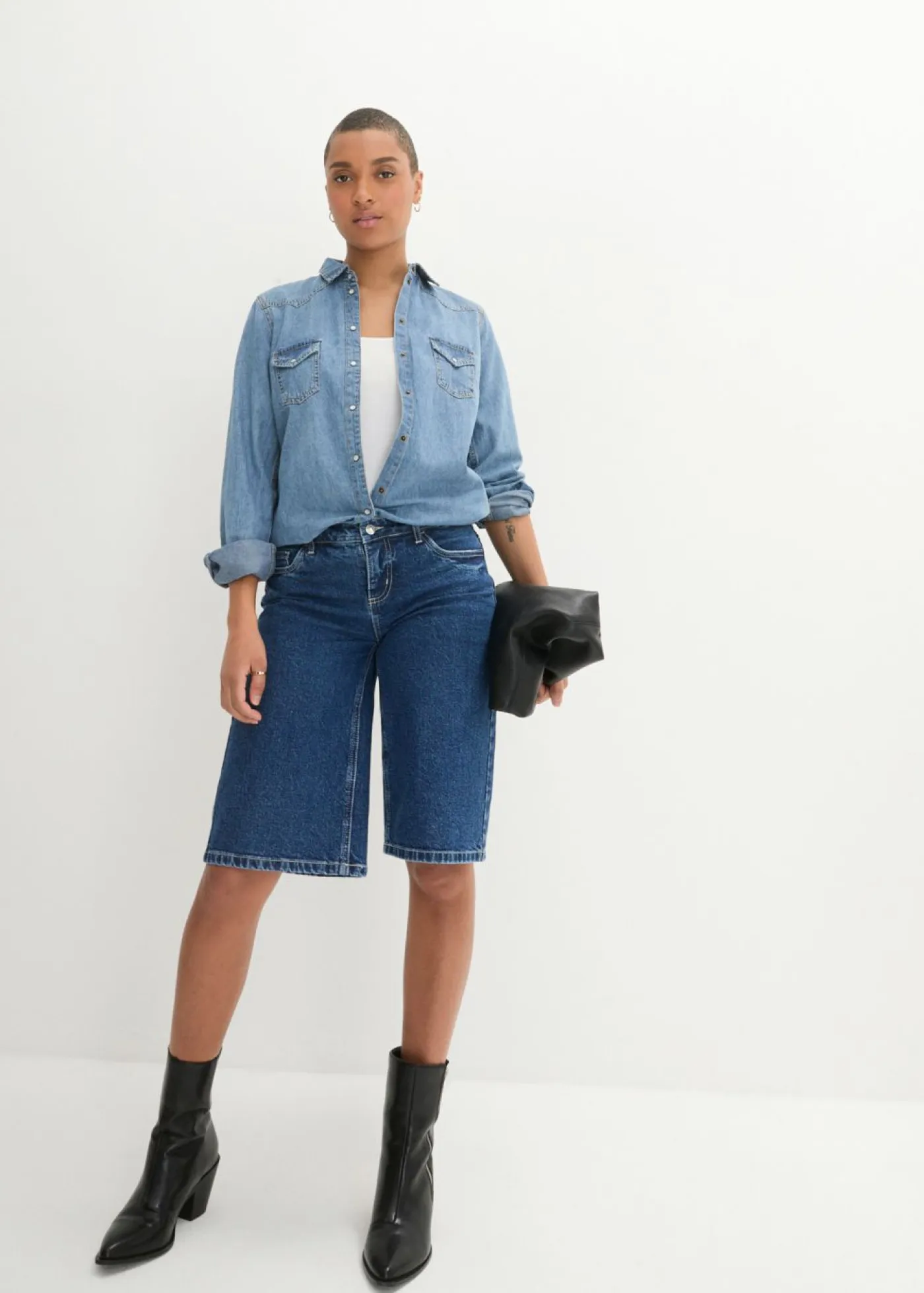 Mujer bonprix bonprix Top largo con tirantes finos de algodón (2 unidades)