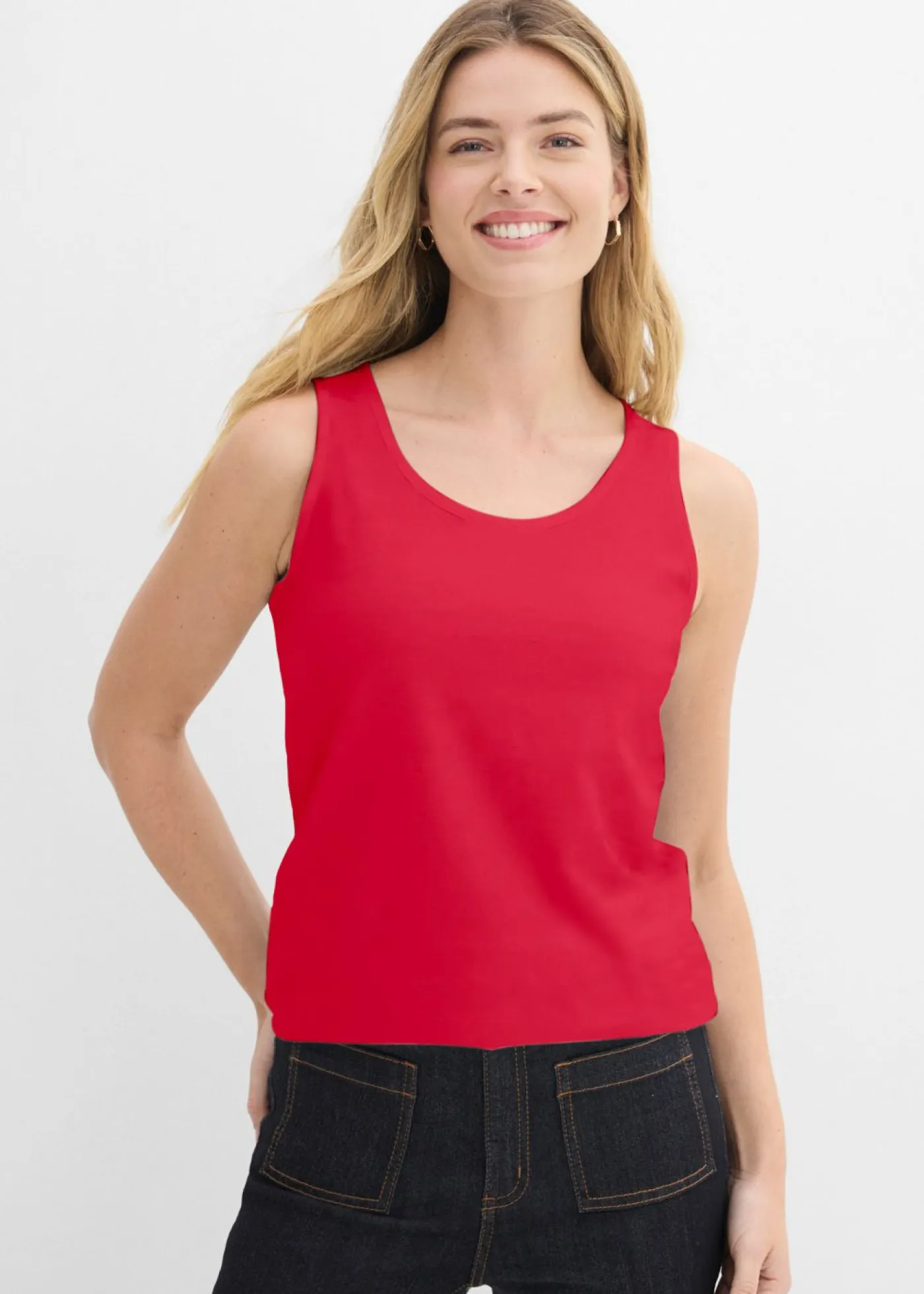 Mujer bonprix bonprix Top largo de algodón orgánico puro (5 unidades)