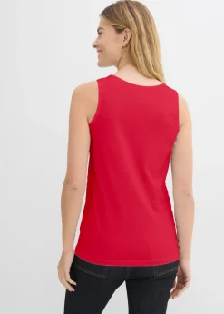 Mujer bonprix bonprix Top largo de algodón orgánico puro (5 unidades)