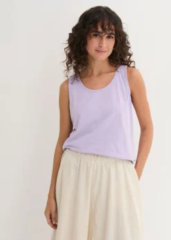 Mujer bonprix bonprix Top largo de algodón orgánico puro (5 unidades)