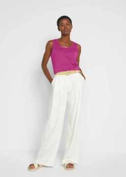 Mujer bonprix bonprix Top largo de algodón orgánico puro (5 unidades)