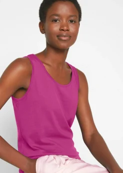 Mujer bonprix bonprix Top largo de algodón orgánico puro (5 unidades)