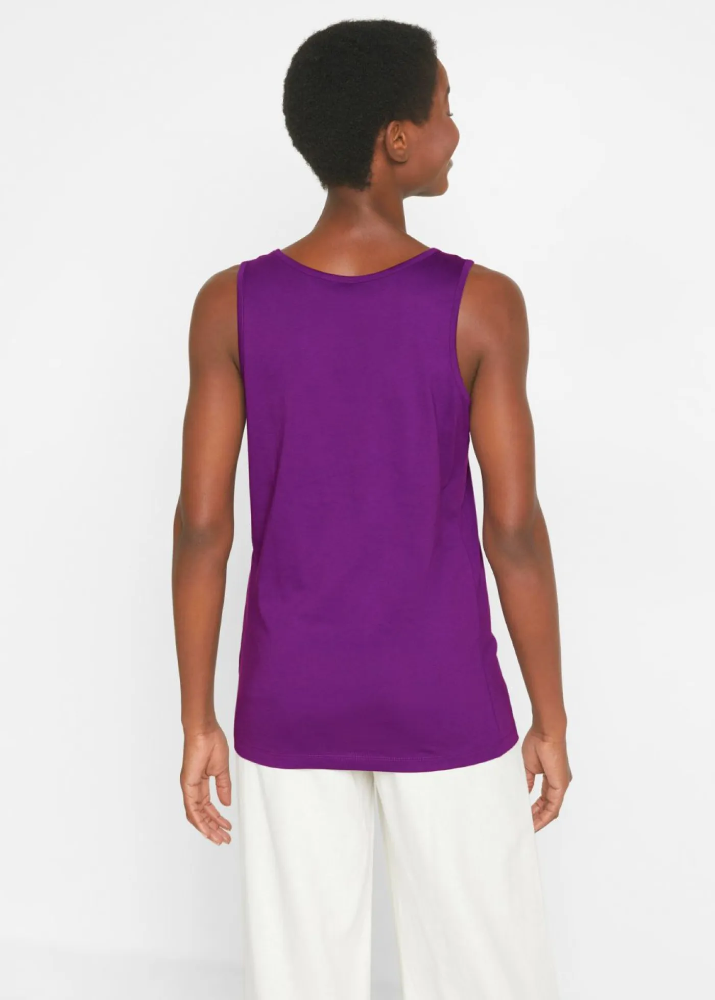 Mujer bonprix bonprix Top largo de algodón orgánico puro (5 unidades)