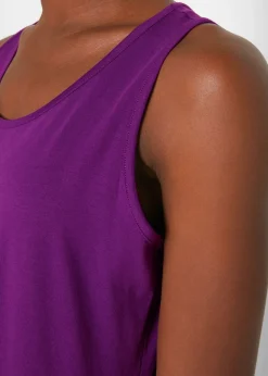 Mujer bonprix bonprix Top largo de algodón orgánico puro (5 unidades)