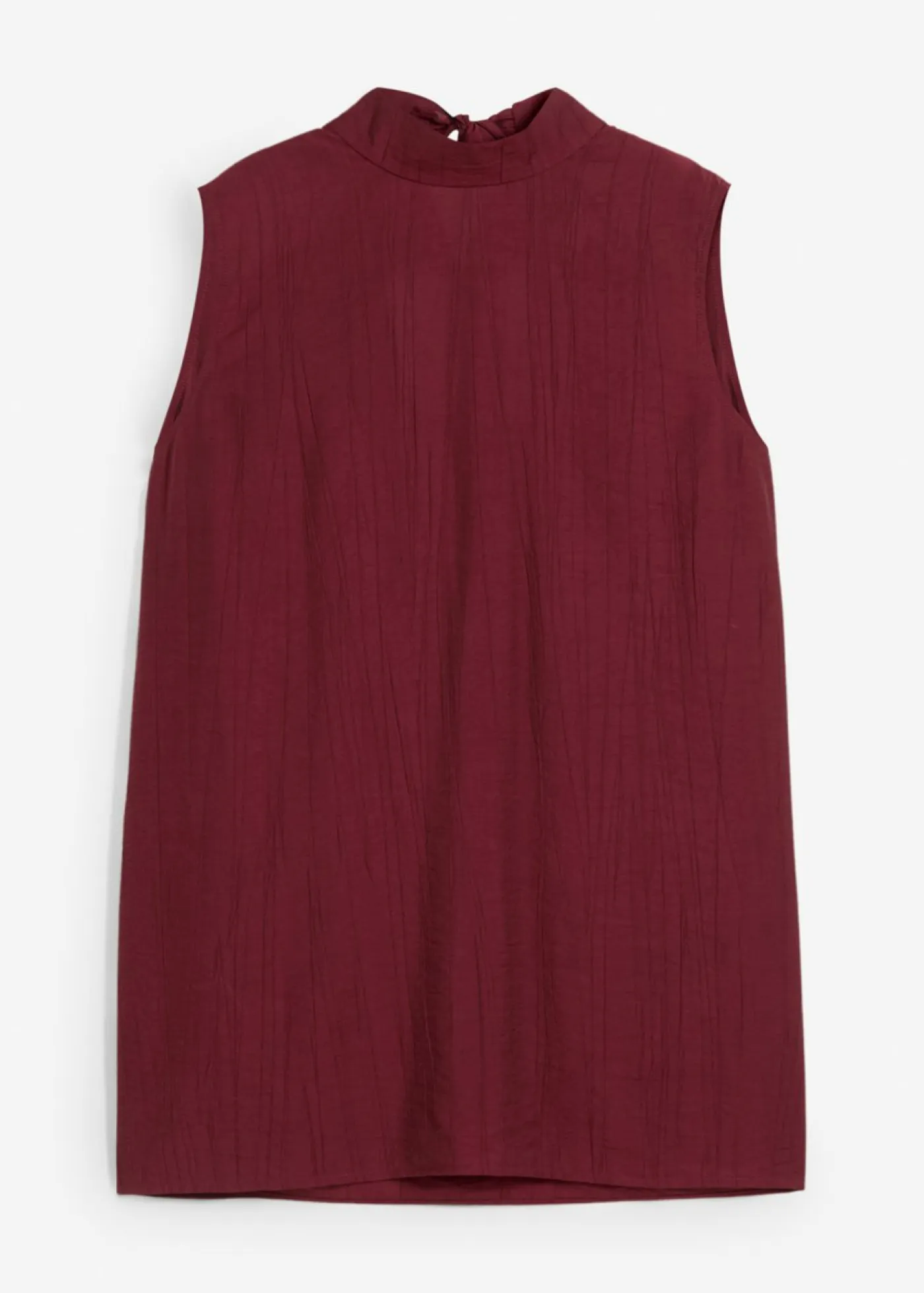 bonprix bonprix Conjuntos De Ropa|Esenciales>Top largo de mezcla de viscosa estructurada rojo avellana