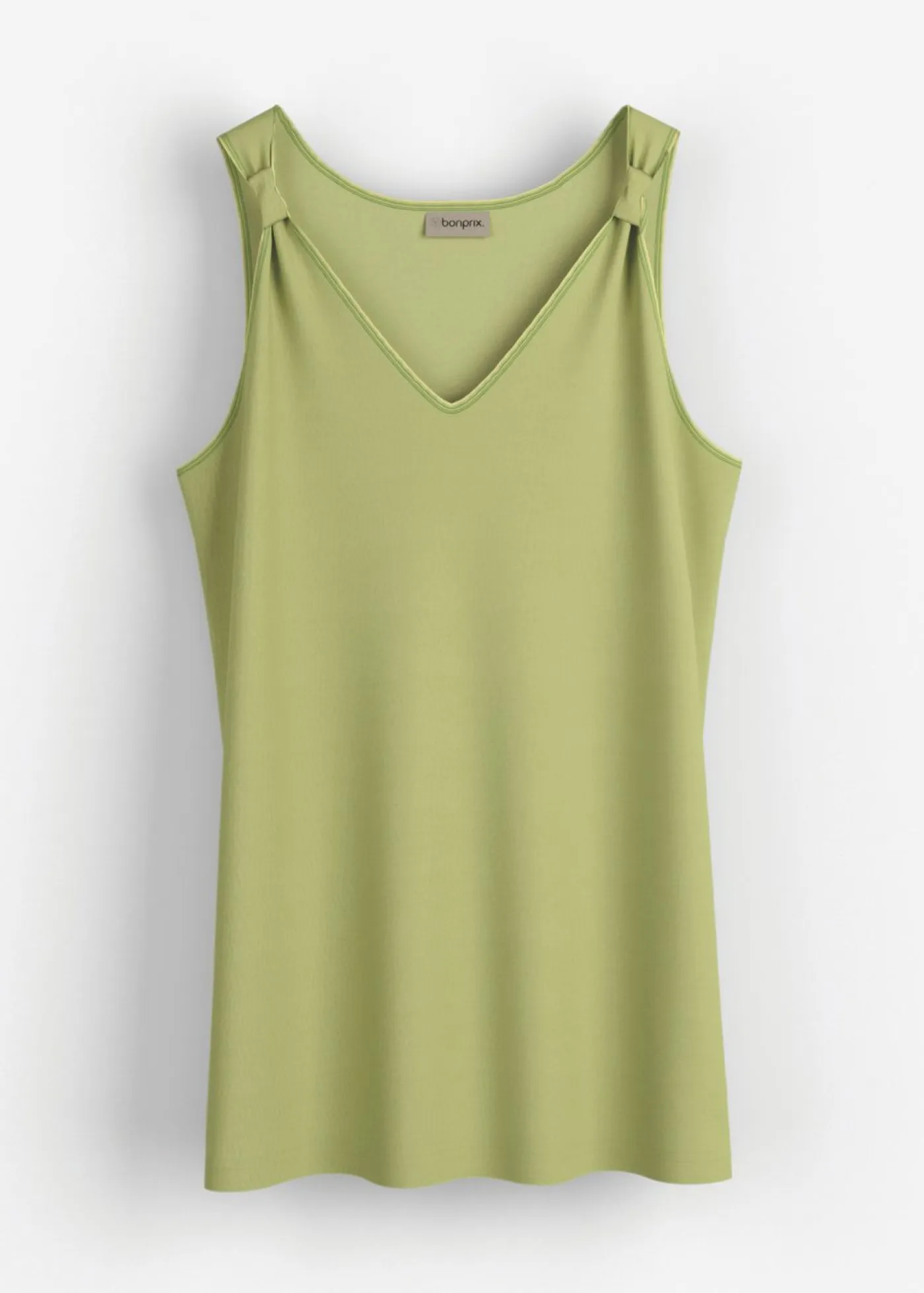 Mujer bonprix bonprix Top largo en mezcla de viscosa y lino